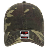 Otto Digital Camouflage 6 Panel Low Pro Baseball Cap, Cotton Ripstop Camo Hat - 103-1178