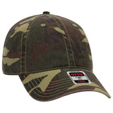 Otto Digital Camouflage 6 Panel Low Pro Baseball Cap, Cotton Ripstop Camo Hat - 103-1178