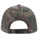 Otto Digital Camouflage 6 Panel Low Pro Baseball Cap, Cotton Ripstop Camo Hat - 103-1178