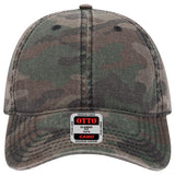 Otto Digital Camouflage 6 Panel Low Pro Baseball Cap, Cotton Ripstop Camo Hat - 103-1178