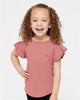 Rabbit Skins 3339 Toddler Flutter Sleeve Tee