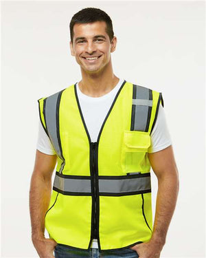 Kishigo 1595-1598 Unisex Standard Contrast Vest - 