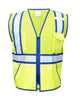 Kishigo 1595-1598 Unisex Standard Contrast Vest