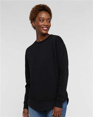 LAT 3525 Women's Weekend Fleece Crewneck Sweatshirt - 