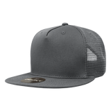 Decky 1040 Blank 5 Panel Trucker Snapback Hat - CASE Pricing