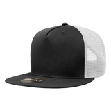 Decky 1040 Blank 5 Panel Trucker Snapback Hat - CASE Pricing