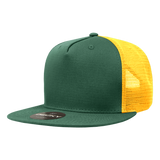 Decky 1040 Blank 5 Panel Trucker Snapback Hat - CASE Pricing