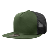 Decky 1040 Blank 5 Panel Trucker Snapback Hat - PALLET Pricing