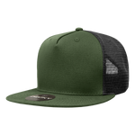 Decky 1040 Blank 5 Panel Trucker Snapback Hat - CASE Pricing