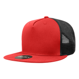 Decky 1040 Blank 5 Panel Trucker Snapback Hat - PALLET Pricing