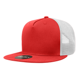 Decky 1040 Blank 5 Panel Trucker Snapback Hat - PALLET Pricing