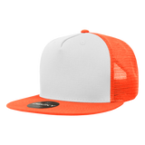 Decky 1040 Blank 5 Panel Trucker Snapback Hat - CASE Pricing