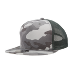 Decky 1040 Blank 5 Panel Trucker Snapback Hat - CASE Pricing