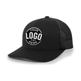 Custom Embroidered Pacific Headwear 104C Trucker Snapback Cap - Flat Embroidery