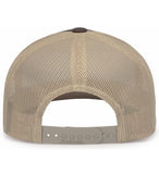Pacific Headwear 104S Contrast Stitch Trucker Snapback Hat