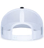 Pacific Headwear 104S Contrast Stitch Trucker Snapback Hat