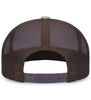 Pacific Headwear 104S Contrast Stitch Trucker Snapback Hat