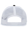 Pacific Headwear 104S Contrast Stitch Trucker Snapback Hat