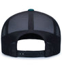 Pacific Headwear 104S Contrast Stitch Trucker Snapback Hat