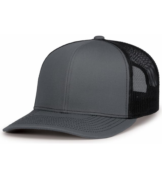 Pacific Headwear 104S Contrast Stitch Trucker Snapback Hat – The
