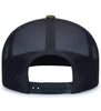 Pacific Headwear 104S Contrast Stitch Trucker Snapback Hat