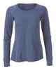 Boxercraft BW3166 Women's Solid Preppy Patch Long Sleeve T-Shirt