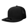 Decky 1052 Blank 6 Panel Trucker Hat, Flat Bill Snapback - 1052