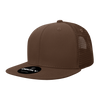 Decky 1052 Blank 6 Panel Trucker Hat, Flat Bill Snapback - 1052