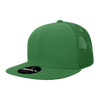 Decky 1052 Blank 6 Panel Trucker Hat, Flat Bill Snapback - 1052