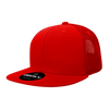 Decky 1052 Blank 6 Panel Trucker Hat, Flat Bill Snapback - 1052