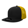 Decky 1052 Blank 6 Panel Trucker Hat, Flat Bill Snapback - 1052