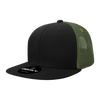 Decky 1052 Blank 6 Panel Trucker Hat, Flat Bill Snapback - 1052