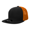 Decky 1052 Blank 6 Panel Trucker Hat, Flat Bill Snapback - 1052