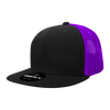 Decky 1052 Blank 6 Panel Trucker Hat, Flat Bill Snapback - 1052