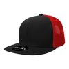 Decky 1052 Blank 6 Panel Trucker Hat, Flat Bill Snapback - 1052