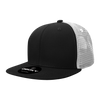 Decky 1052 Blank 6 Panel Trucker Hat, Flat Bill Snapback - 1052