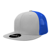 Decky 1052 Blank 6 Panel Trucker Hat, Flat Bill Snapback - 1052