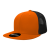 Decky 1052 Blank 6 Panel Trucker Hat, Flat Bill Snapback - 1052