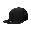 Decky 1052 Blank 6 Panel Trucker Hat, Flat Bill Snapback - 1052