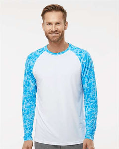 Paragon 231 Men's Panama Colorblocked Long Sleeve T-Shirt - 