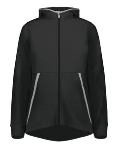 Augusta Sportswear 6860 Women's Eco Revive™ Polar Fleece Hooded Full-Zip Jacket - 