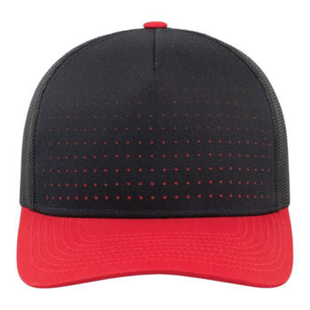 Pacific Headwear 105P Perforated 5-Panel Trucker Snapback Cap