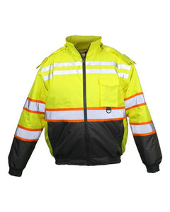 Kishigo JS156 Unisex Economy Contrast Class 3 Bomber Jacket - 