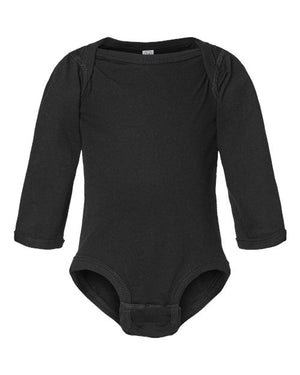 Rabbit Skins 4421 Infant Fine Jersey Long Sleeve Bodysuit - 