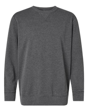 LAT 6935 Unisex Vintage Wash Fleece Crewneck Sweatshirt - 