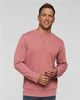 LAT 6935 Unisex Vintage Wash Fleece Crewneck Sweatshirt