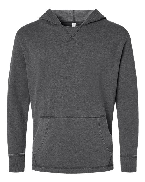 LAT 6936 Unisex Vintage Wash Fleece Hoodie Sweatshirt