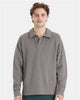 ComfortWash by Hanes GDH490 Unisex Garment-Dyed Polo Collar Sweatshirt
