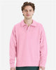 ComfortWash by Hanes GDH490 Unisex Garment-Dyed Polo Collar Sweatshirt