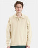 ComfortWash by Hanes GDH490 Unisex Garment-Dyed Polo Collar Sweatshirt